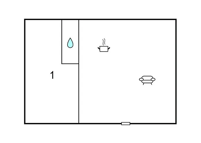 1 Bedroom Beautiful In Appartement